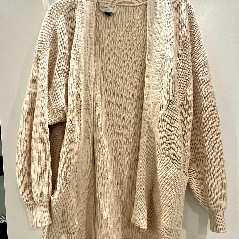 Target cream cardigan